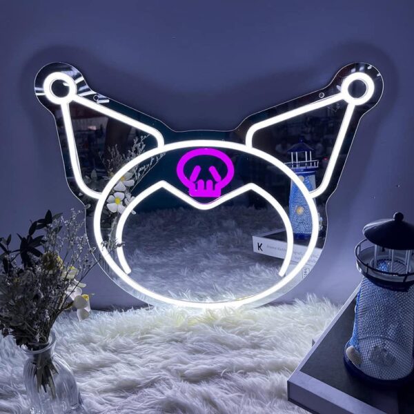 Espejo Luz Led Kuromi - Imagen 2