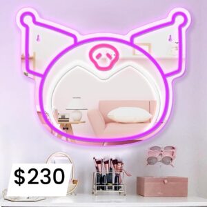 Espejo Luz Led Kuromi