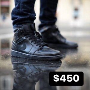Tenis De Bota Negros