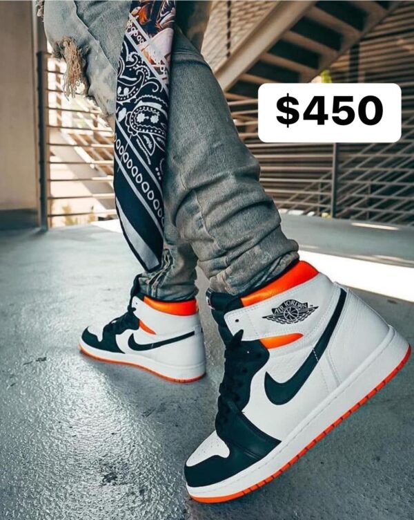 Tenis De Bota Naranja Con Blanco (se envia surtido)