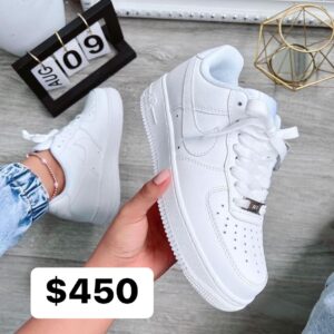 Tenis De Importación Clásico Blanco (se envia surtido)