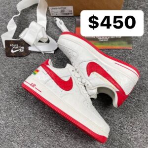 Tenis Red/White tipo Nike ( se envía talla surtida)