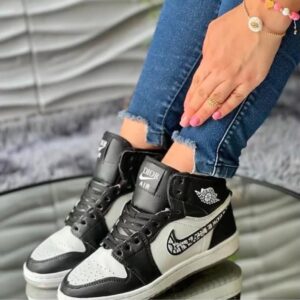Tenis Bota Tipo Dior Negro ( se envia talla surtida)