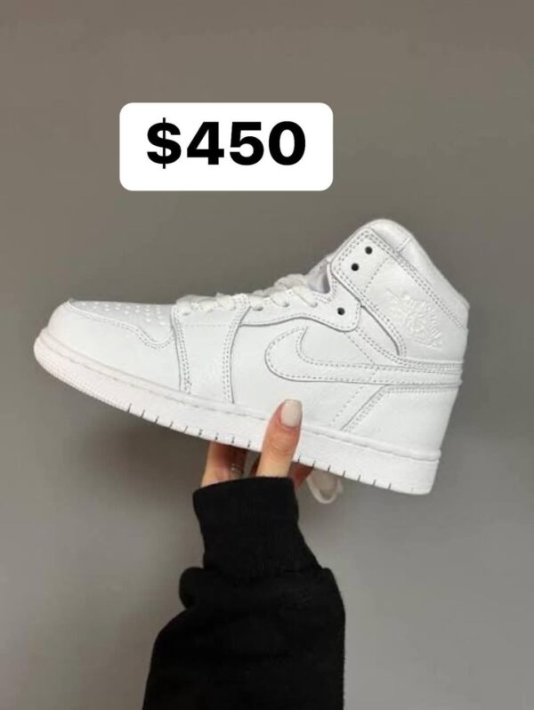 Tenis de Bota Blancos ( se envia talla Surtida)