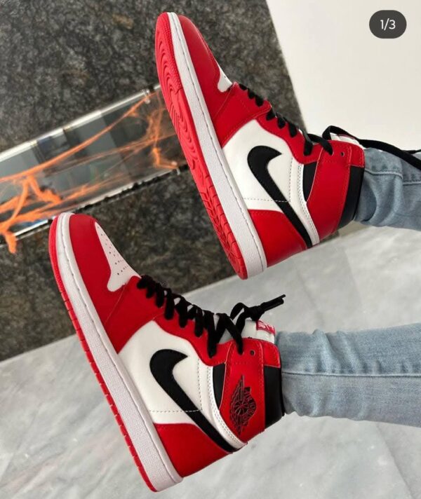 Tenis tipo Nike Rojo-Blanco Paloma negra (se envía talla surtida) - Imagen 4