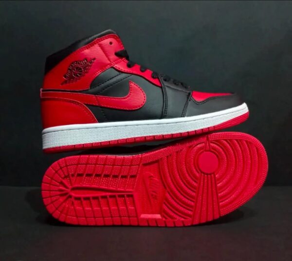 Tenis Bota Negro y Rojo ( se envia talla surtida) - Imagen 5