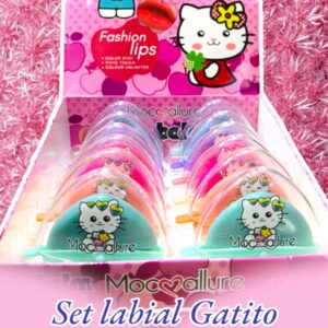 Set Labial Gatito (se envia surtido)