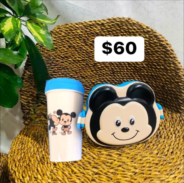 Lunch Box Mikey Y Minnie Con Vaso (se envia surtido) - Imagen 3