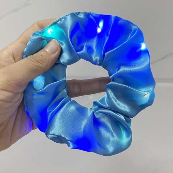Docena de Scrunchies Con Luz Led (se envia surtido) - Imagen 3
