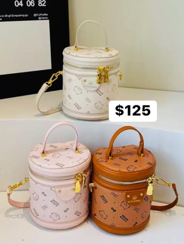Bolso Cilindro Kitty (se envia surtido)