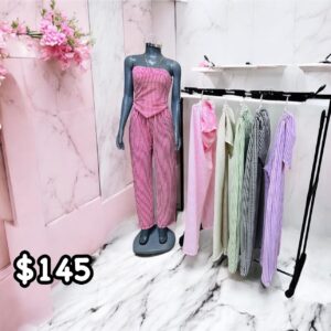 PM 6 Conjunto Pantalon y Top Rayas (se envia surtido)