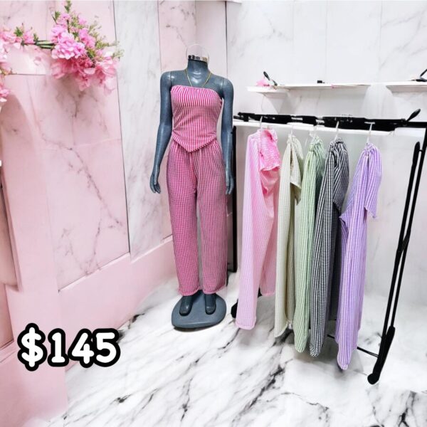 PM 6 Conjunto Pantalon y Top Rayas (se envia surtido)