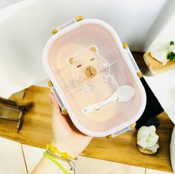 Lunch box Capibara completo transparente (se envia surtido) - Imagen 4
