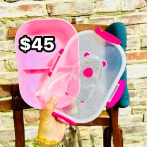 Lunch box Capibara completo transparente (se envia surtido)