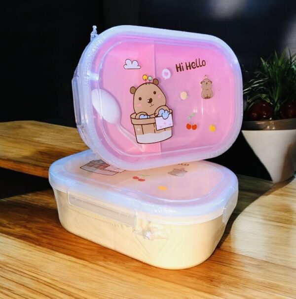 Lunch box Capibaras transparente (se envia surtido) - Imagen 4