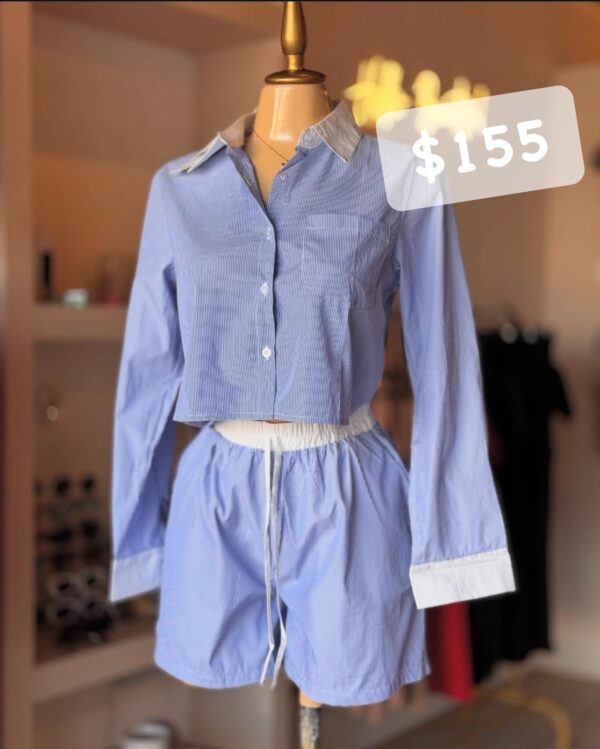 Conjunto de Short Playera Manga Larga (se envia surtido)