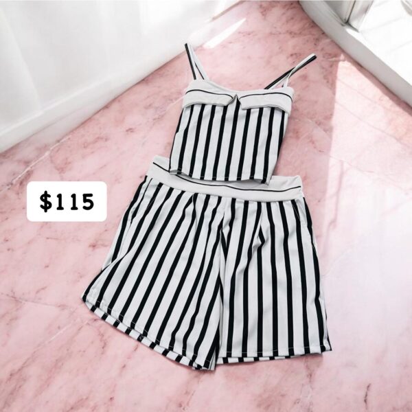 Conjunto de Short Rayas (se envia surtido)