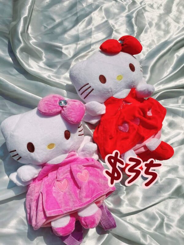 Mochila Peluche Kitty (se envia surtido)