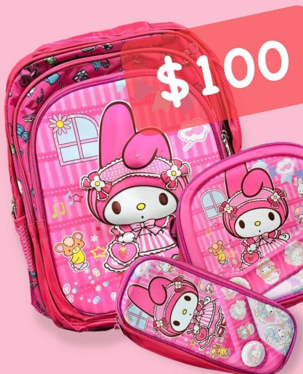 Mochila Personajes 3 piezas (se envia surtido) - Imagen 7