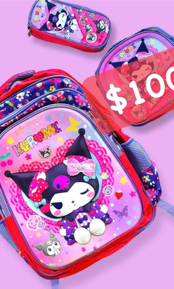 Mochila Personajes 3 piezas (se envia surtido) - Imagen 8