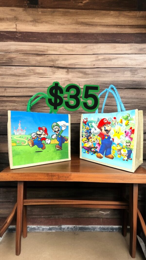 Bolsa de mano Mario Bross (se envia surtido) - Imagen 3
