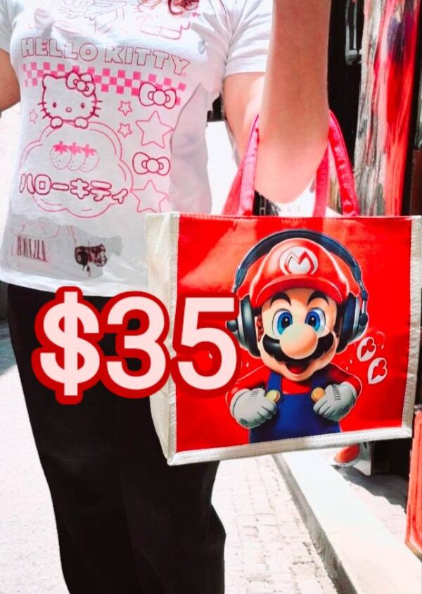 Bolsa de mano Mario Bross (se envia surtido)