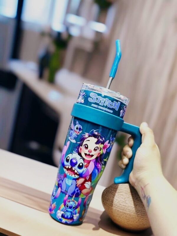 Termo Personajes Con Popote (Se Envia SURTIDO) - Imagen 2