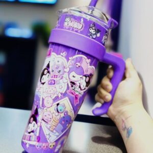 Termo Personajes Con Popote (Se Envia SURTIDO)