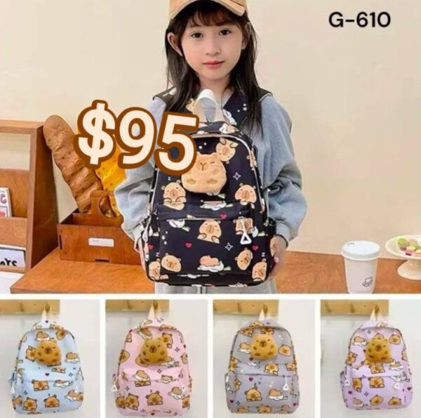Mochila Capibara Con Peluche (Se Envia SURTIDO) - Imagen 3