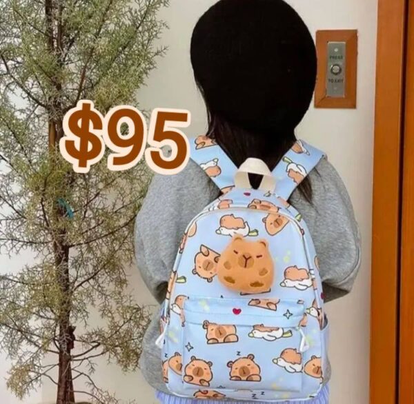 Mochila Capibara Con Peluche (Se Envia SURTIDO) - Imagen 4