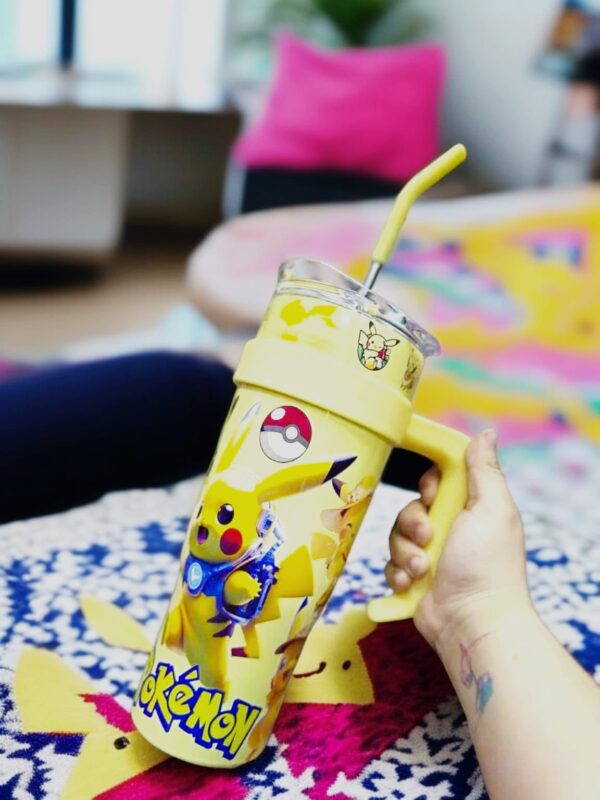 Termo Personajes Con Popote (Se Envia SURTIDO) - Imagen 4