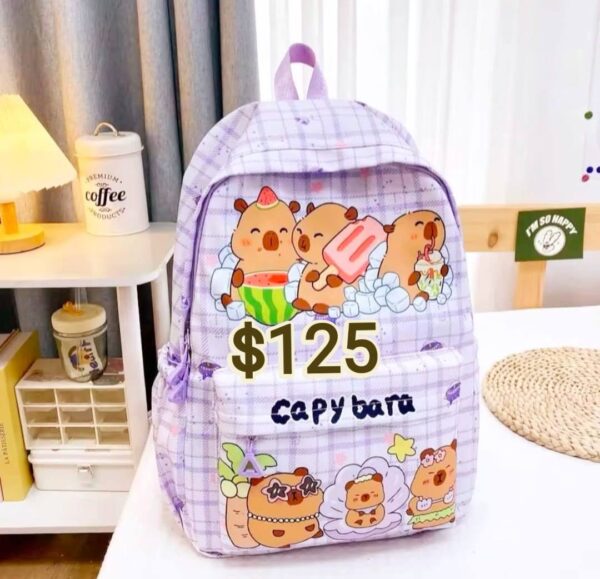 Mochila Escolar Capibara (Se Envia SURTIDO) - Imagen 5