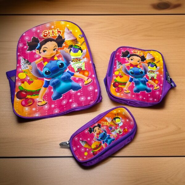 Mochila Personajes 3 piezas (se envia surtido) - Imagen 6