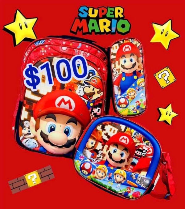 Mochila Personajes 3 piezas (se envia surtido) - Imagen 4