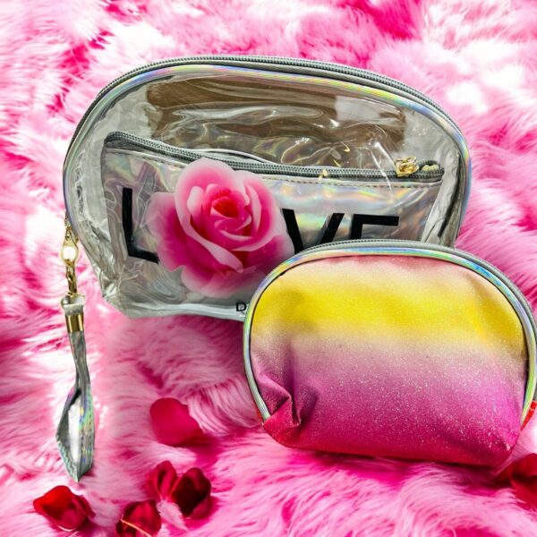 Cosmetiquera Love 3 piezas (se envia surtido) - Imagen 4