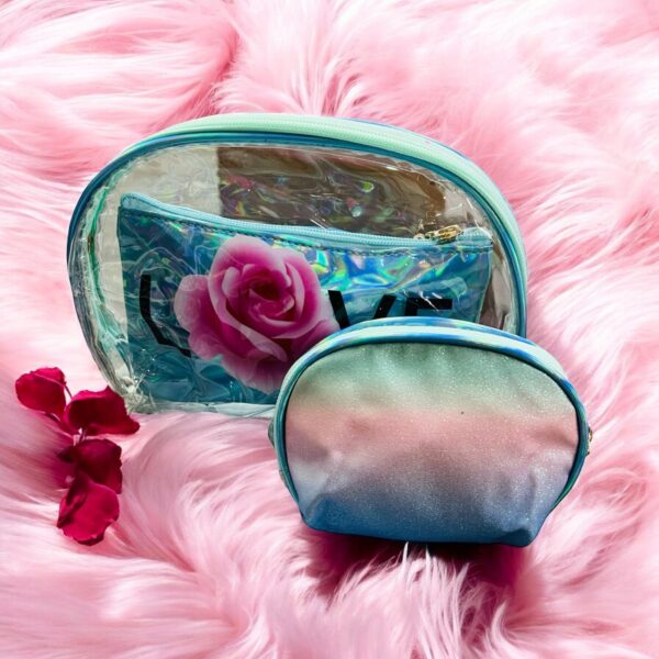 Cosmetiquera Love 3 piezas (se envia surtido) - Imagen 3