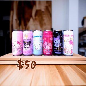Vaso tipo Lata de Personajes 350 ml (se envía surtido)