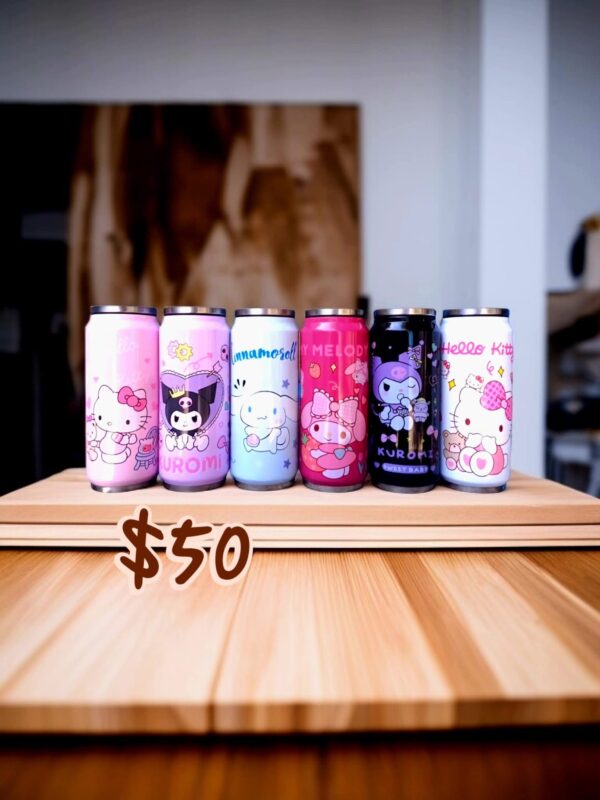 Vaso tipo Lata de Personajes 350 ml (se envía surtido)