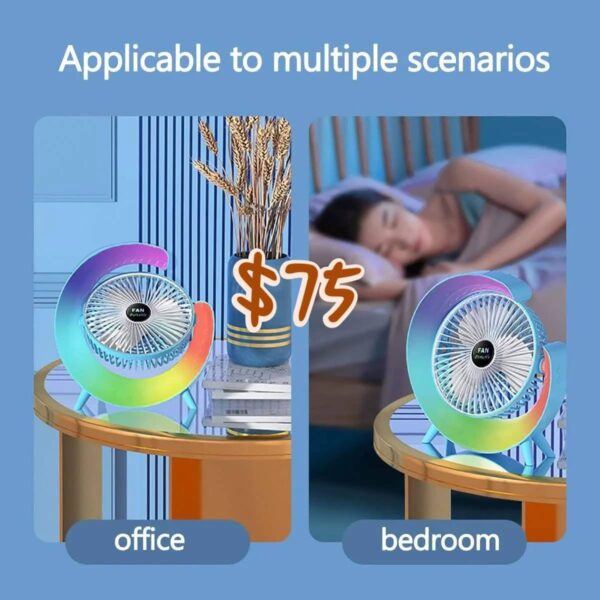 Ventilador con Luz ( se envía surtido)
