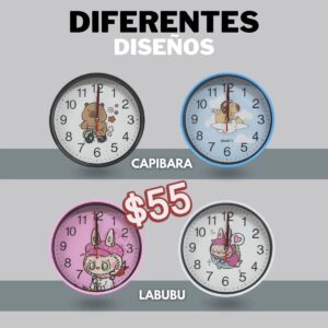 Reloj de Pared Personajes (se envia surtido)