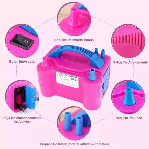 Maquina para inflar Globos (se envia surtido) - Imagen 4