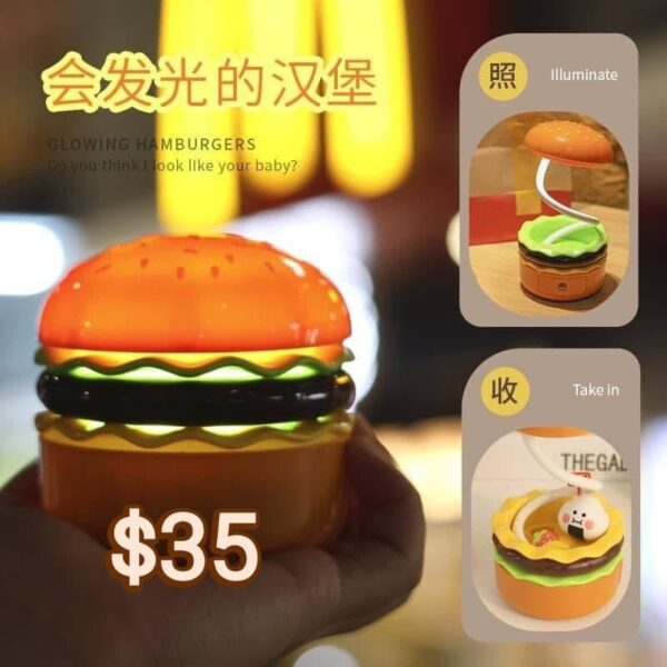 Lampara y Sacapuntas de Hamburguesa (se envia surtido) - Imagen 4