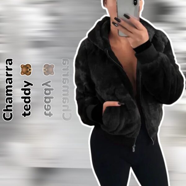 Chamarra Teddy Elegante (se envia surtido) - Imagen 2