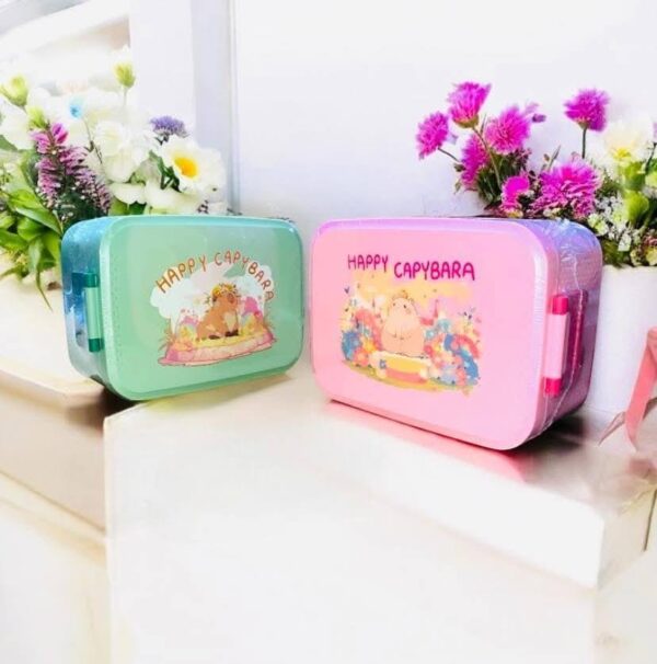 Lunch Box Happy Capibara ( se envia surtido) - Imagen 4