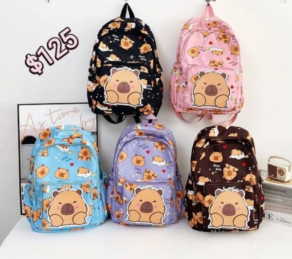 Mochila Capibara Primaria (se envia surtido)