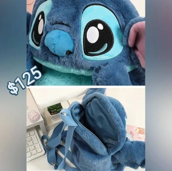 Mochila Stich Azul Petroleo (se envia surtido) - Imagen 3