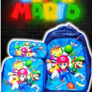 Mochila 3 Piezas Personajes (se envia surtido)