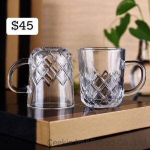 Duo Taza de Cristal