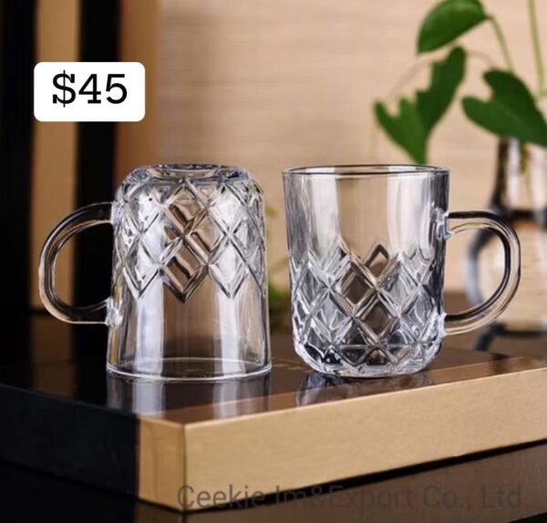 Duo Taza de Cristal