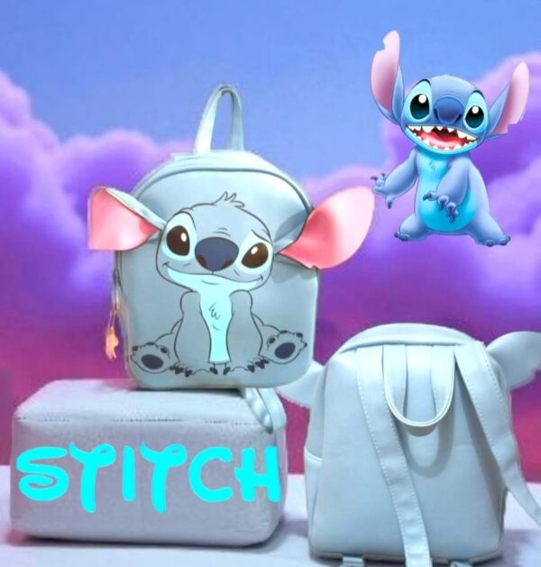 Mochila Stitch Curpiel Orejitas (se envia surtido) - Imagen 5